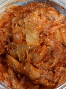 what is the white suff on my homemade kimchi