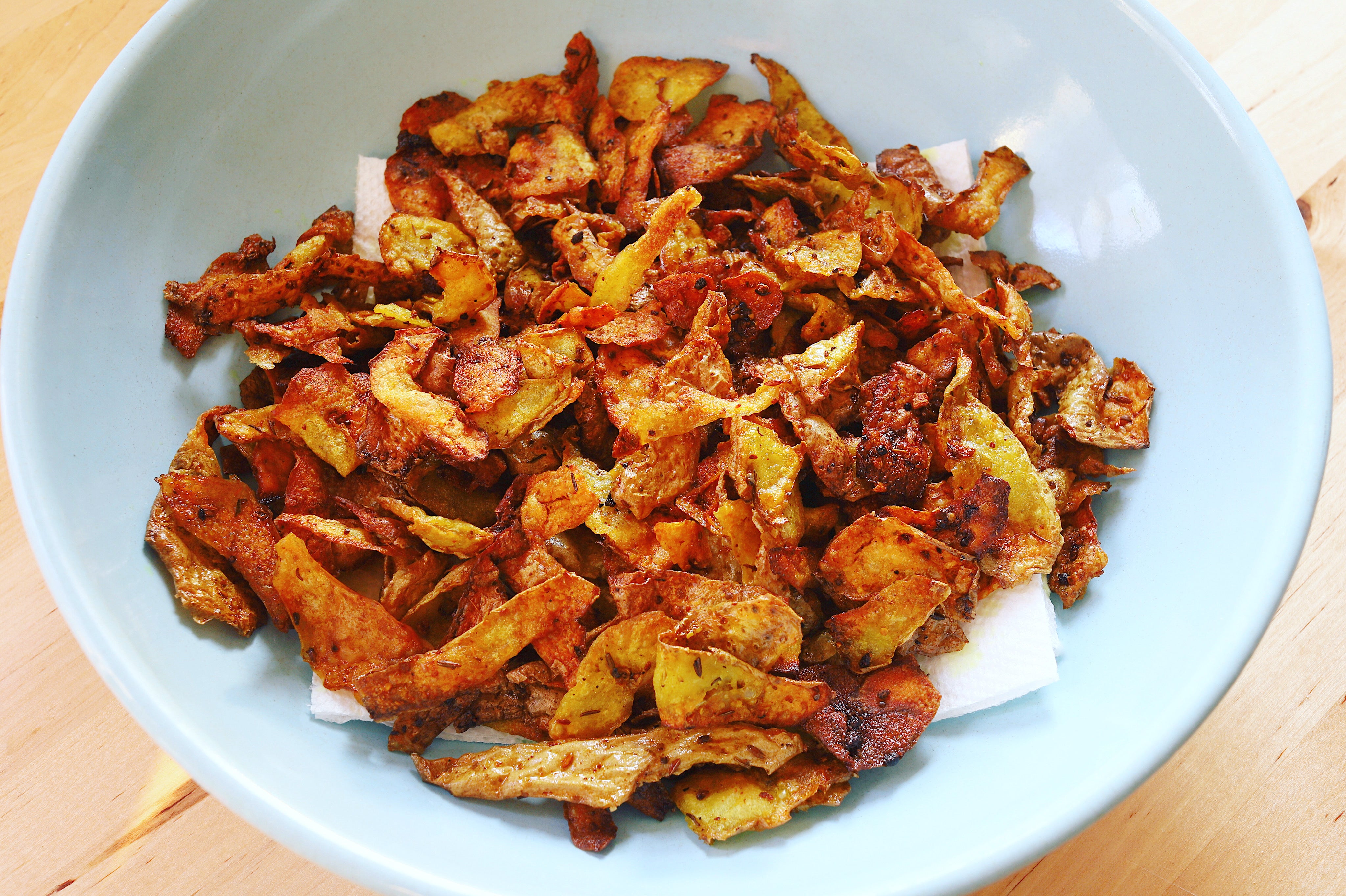 what to do with potato peelings