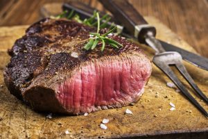 what is the red juice in steak