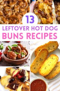 what to do with leftover hot dog buns
