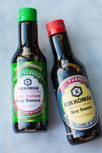 is kikkoman soy sauce light or dark