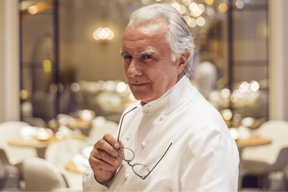what chef has the most michelin stars