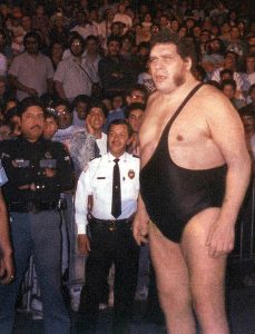 how much does andre the giant weigh