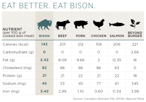 is bison meat healthy