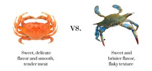 what does blue crab taste like