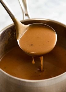 is gravy a sauce
