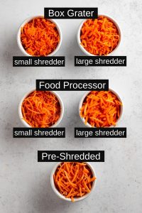how to grate carrots