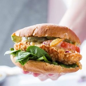 when to add panko to hamburgers