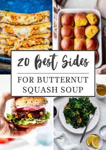 what goes well with butternut squash soup