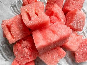 how to freeze watermelon
