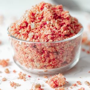 how to make strawberry crumble