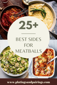 what to serve with meatballs