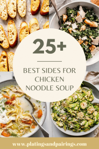 what goes with chicken noodle soup
