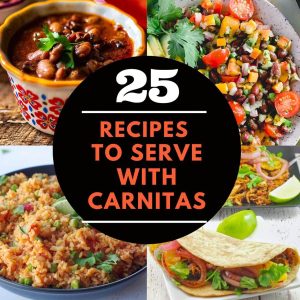 what to eat with carnitas