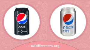 what is the difference between pepsi zero and diet pepsi