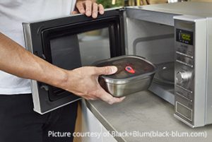 can you microwave stainless steel