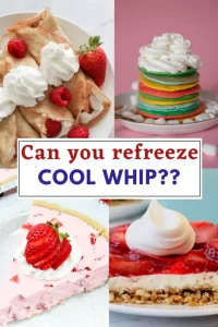 can you refreeze cool whip