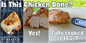 how to tell when chicken is done without thermometer