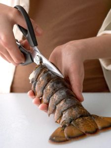 how to butterfly a lobster tail