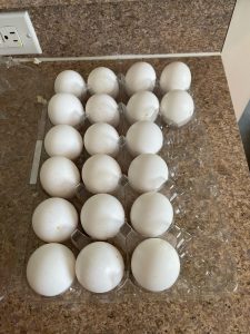 can you leave eggs out overnight
