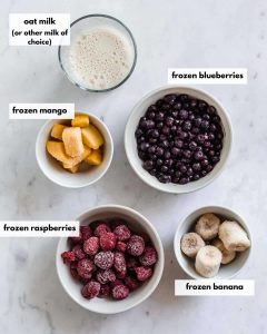 how to make smoothies with frozen fruit without yogurt