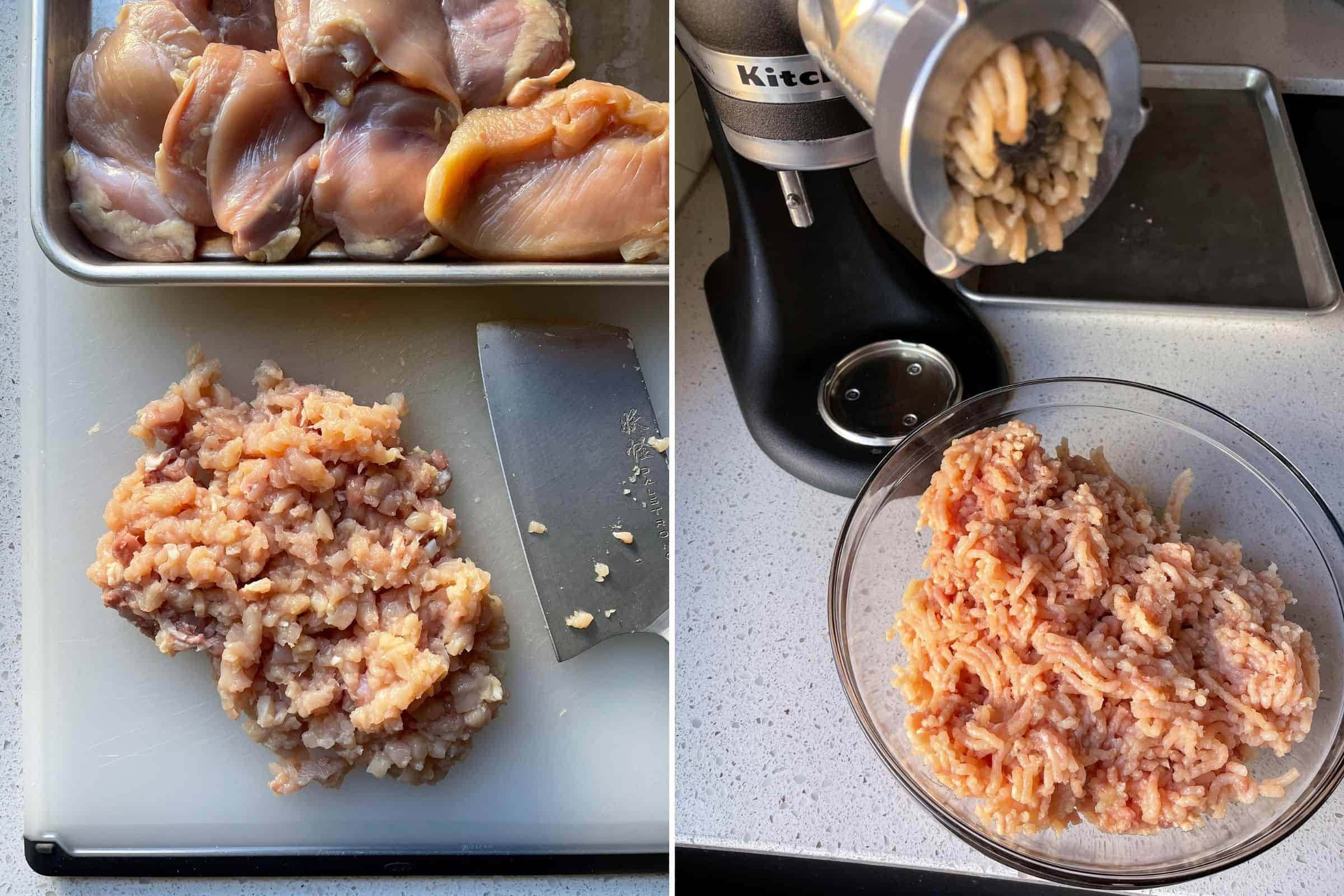 how to make ground chicken