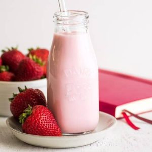 how to make strawberry milk