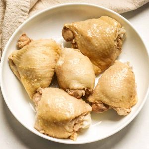 how to boil chicken thighs