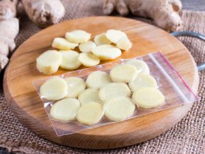 how to freeze ginger