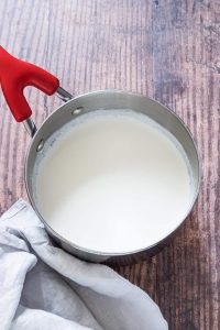 what temperature to scald milk