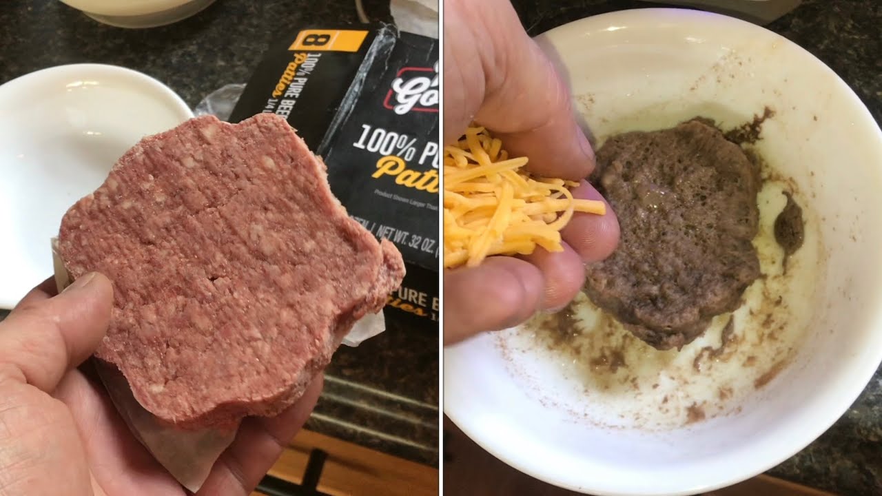 how do i cook a hamburger in a microwave