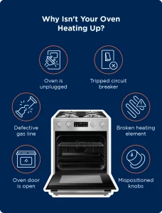 why is my gas oven not getting up to temperature