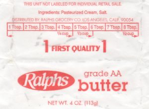 how many teaspoons is 1/3 cup butter