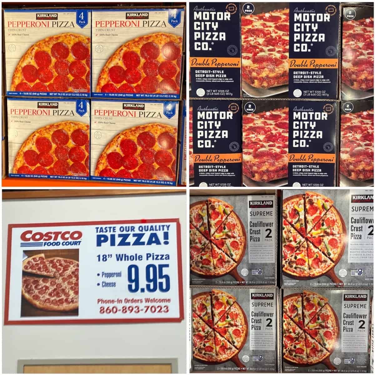 how much are pizzas at costco