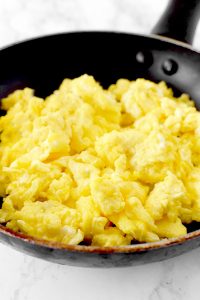 can you make scrambled eggs without milk
