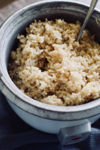 how to cook brown rice using rice cooker