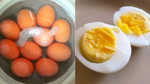 why do eggs crack when boiling