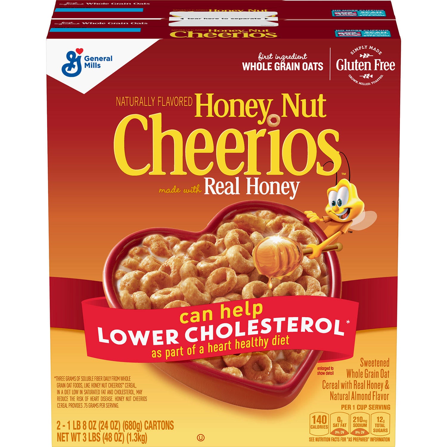 is there high fructose corn syrup in honey nut cheerios