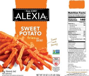 how many carbs in alexia sweet potato fires
