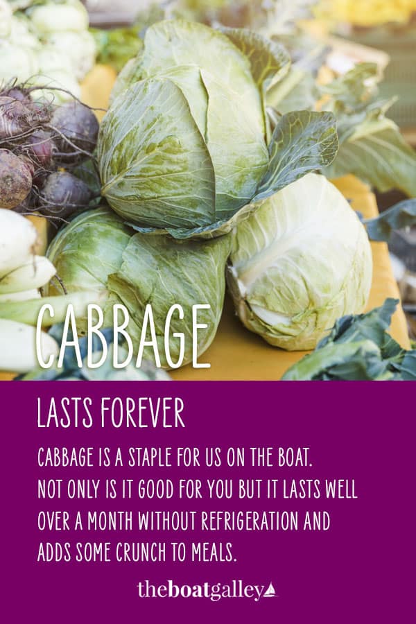 how long does cabbage last in the fridge