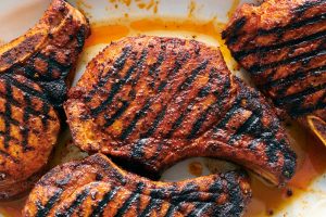 how long to cook pork chops on grill