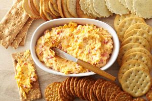 what does pimento cheese taste like