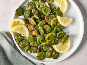 how to cook fiddlehead ferns