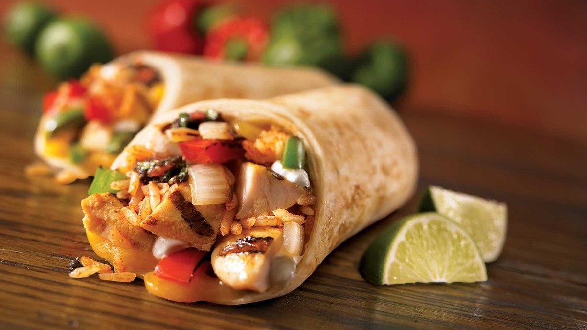 what food groups are in a burrito