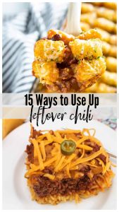 what to do with leftover chili