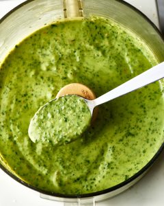 how to make creamy pesto sauce