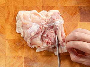 what to do with bone from chicken thighs