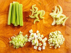 how to cut celery