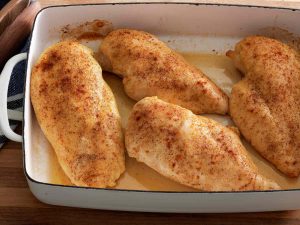 how do you bake chicken breasts boneless skinless