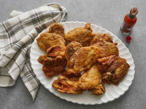 how long to deep fry chicken thighs